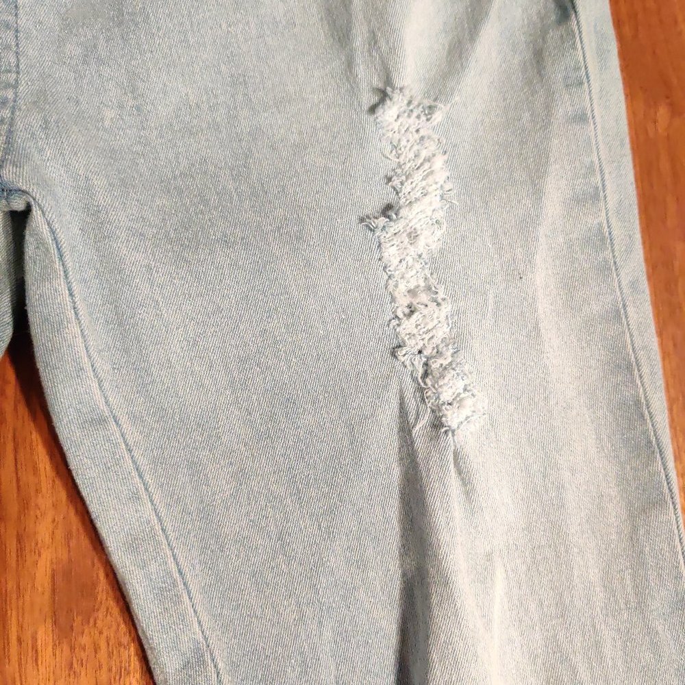 Banjul Boho Bell Bottom Distressed Womens Jeans L - Picture 5 of 11